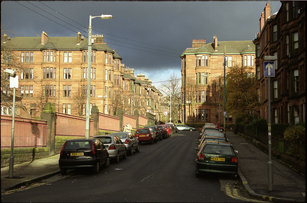 Glasgow en Kodak Gold - pellicule couleur Ecosse - Scan du négatif à Lille 