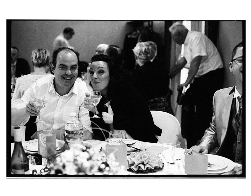 photo argentique en soirée