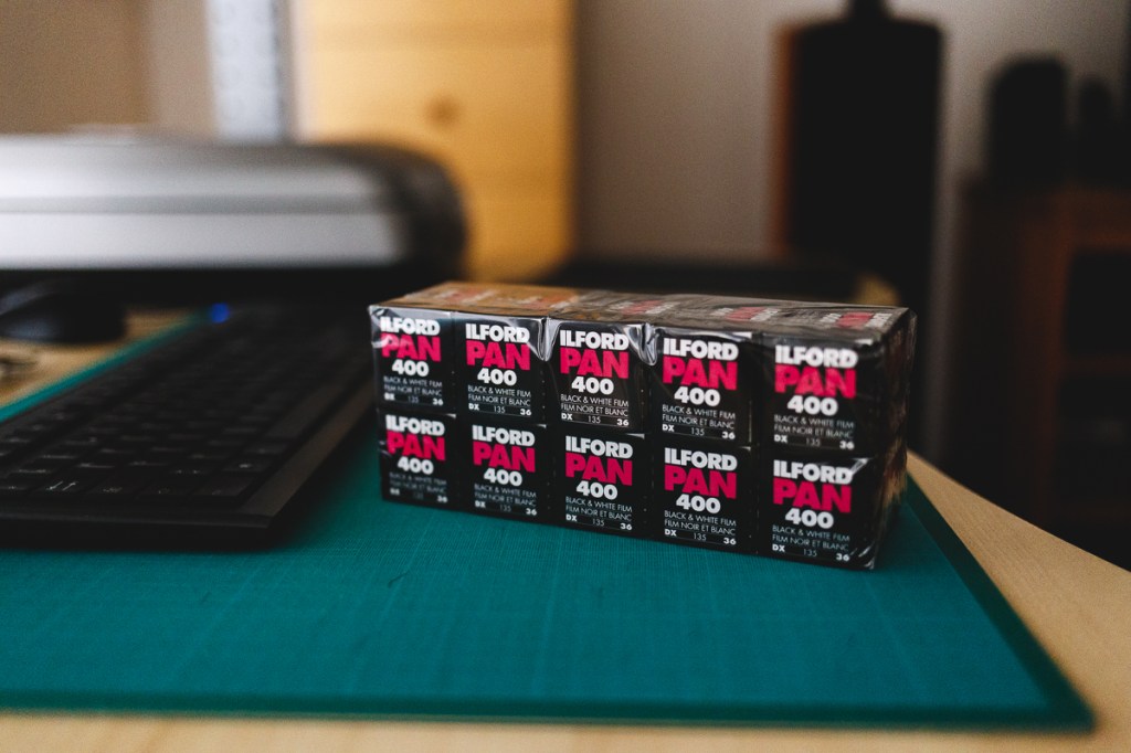 Ilford Pan 400 en remplacement de la&nbsp;HP5