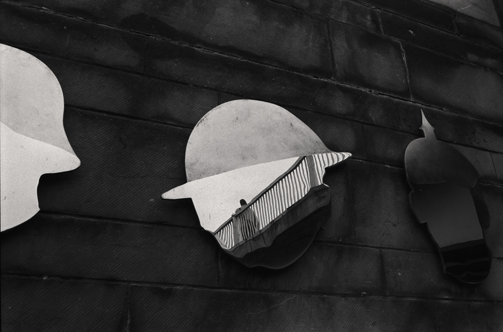 La ville de Tournai en noir et blanc argentique