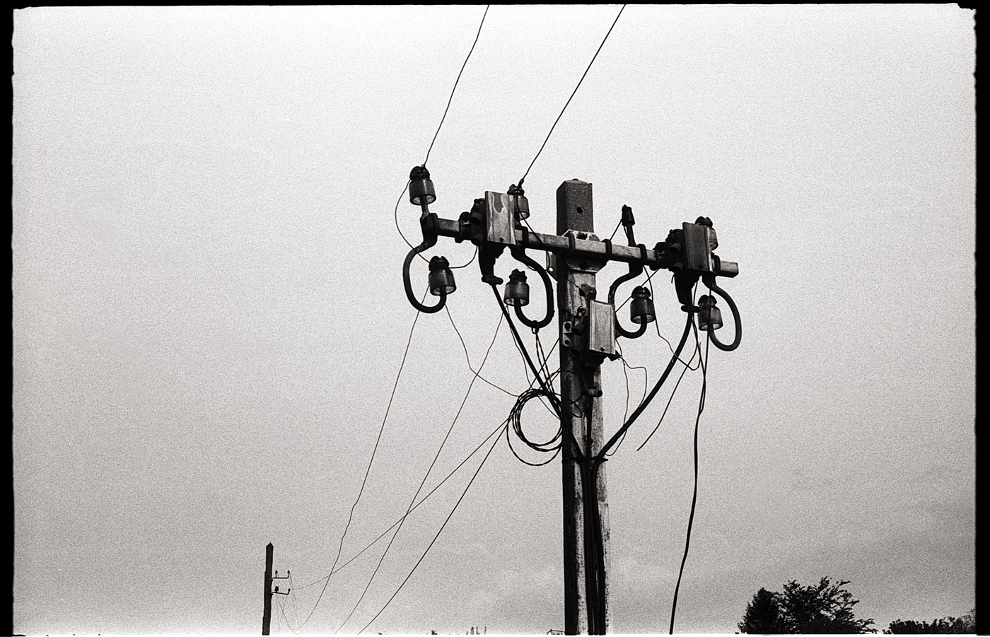 Photographie argentique noir et blanc style photographe japonais provoke.