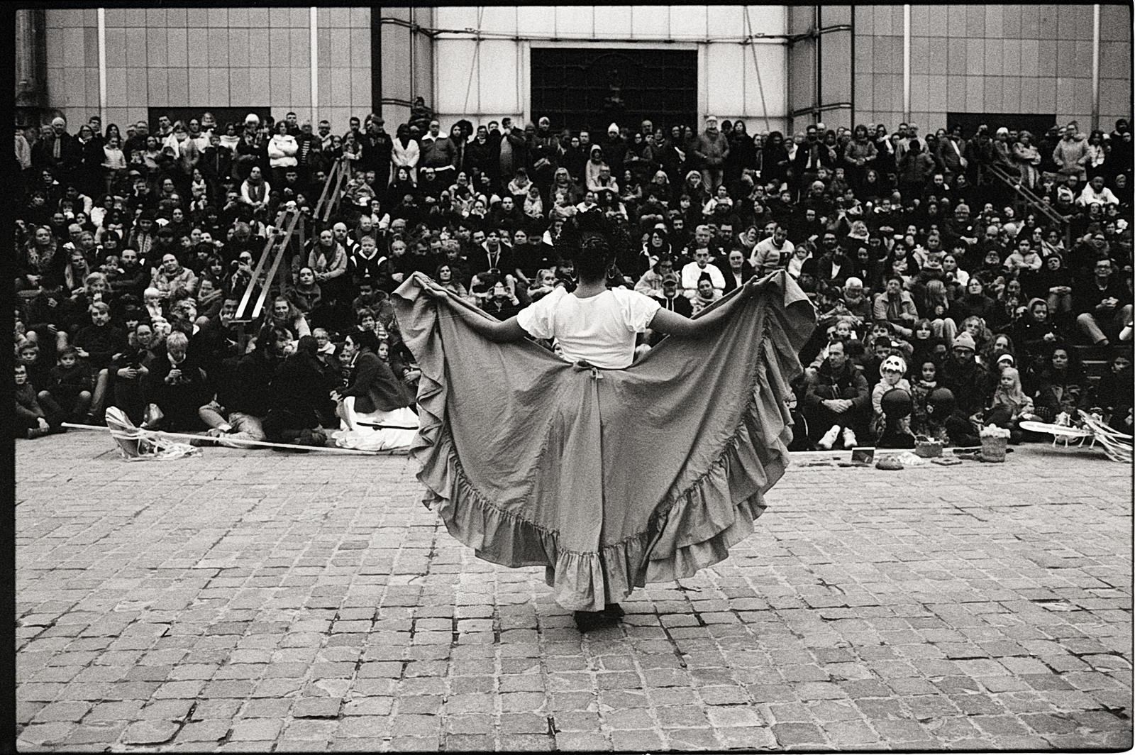 Pellicule Kodak Tri-X 400 pour son grain typique et son rendu légendaire.