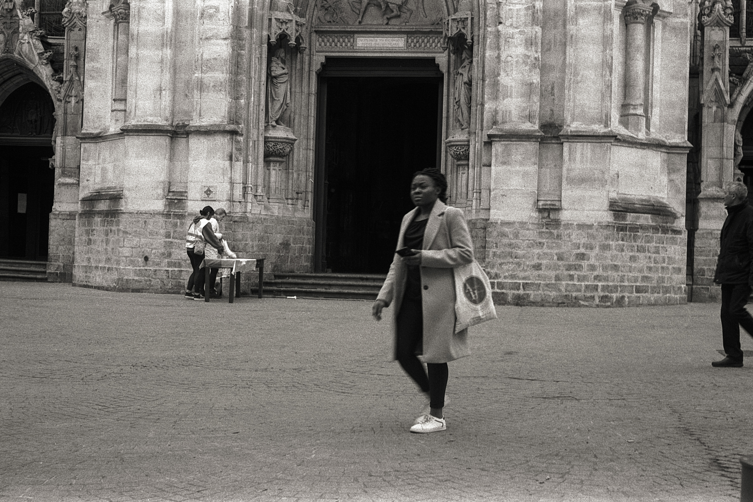 Photographie argentique style années 50 avec un appareil Kodak Retina