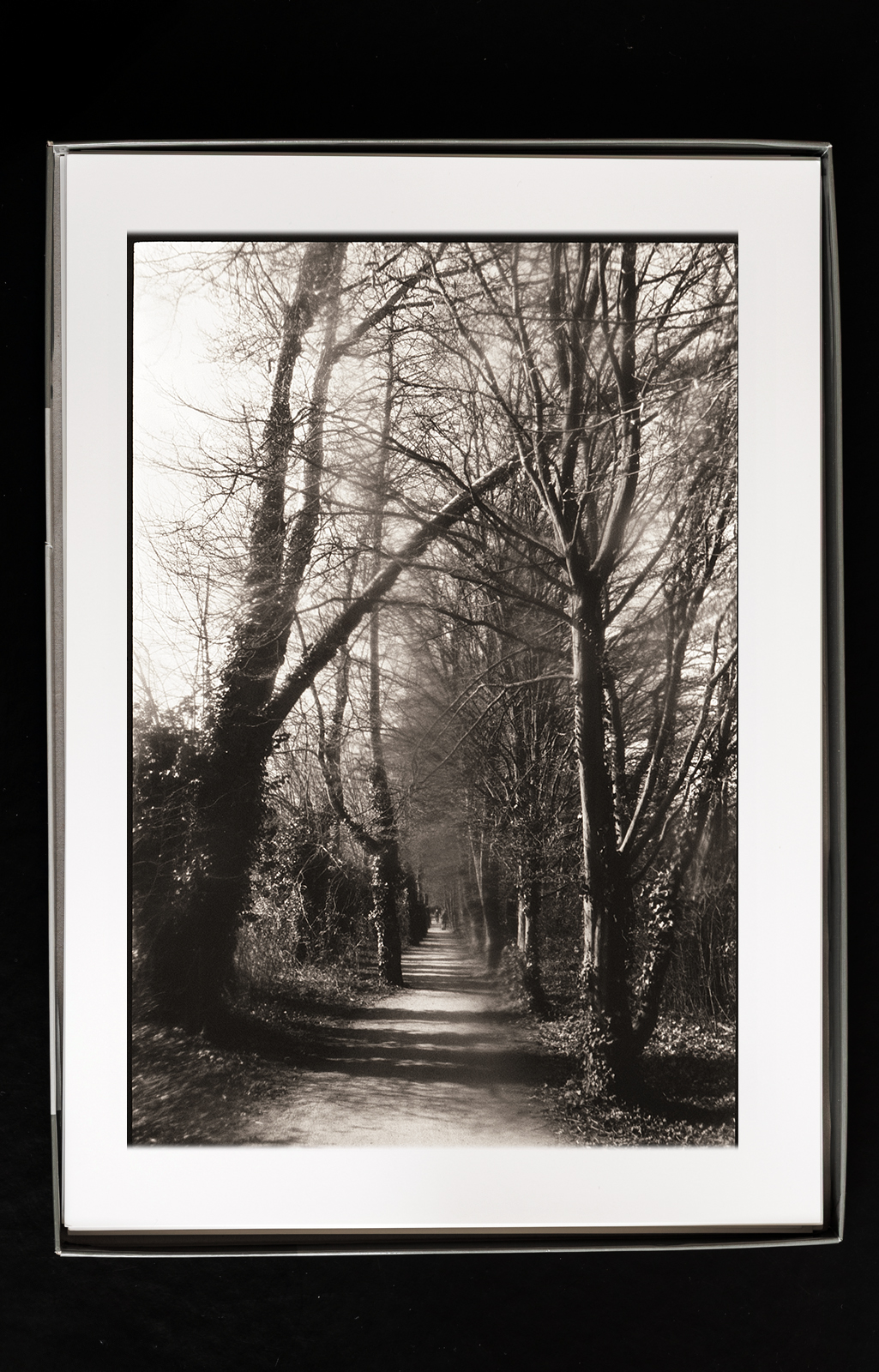 Tirage noir et blanc CHEMIN ETROIT - Photographie argentique